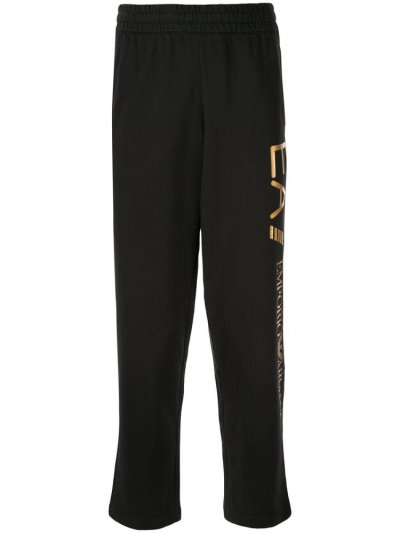 Armani Ea7 Emporio Armani Branded Track Hlače Moški Sive | 8UA4JQNH