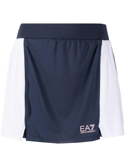 Armani Ea7 Emporio Armani Panelled Logo Print Krila Ženske Modre | IA9WT4S6