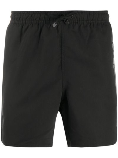 Armani Ea7 Emporio Armani Side Logo Print Drawstring Swim Kratke Hlače Moški Črne | PCOUUQK3