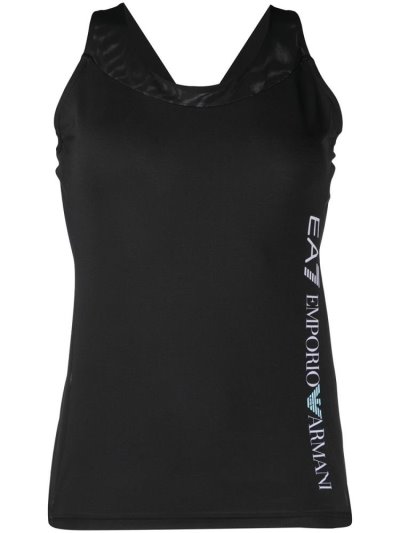 Armani Ea7 Emporio Armani Ventus 7 Compression Tank Top Ženske Črne | TMXLLLZH