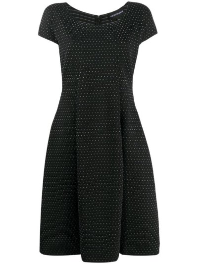 Armani Emporio Armani A Line Shift Obleke Obleke Ženske Črne | S59FOOPC
