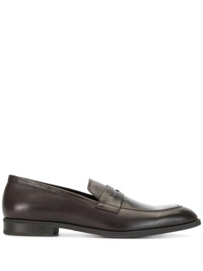 Armani Emporio Armani Classic Formal Loaferji Moški Rjave | AT4I3NPO