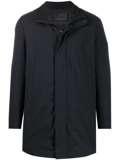Armani Emporio Armani Contrast Lining Plašči Moški Modre | L37VJW69