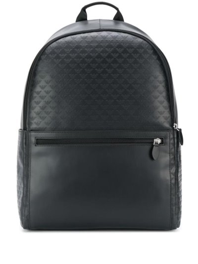 Armani Emporio Armani Embossed Eagle Logo Nahrbtniki Moški Črne | Q0VMFORW
