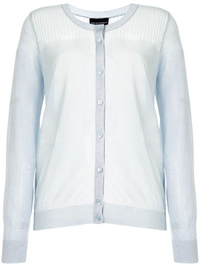 Armani Emporio Armani Glitter Knit Kardigan Ženske Modre | 0V12JCEG