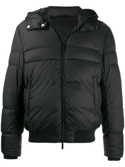 Armani Emporio Armani Hooded Padded Jacket Jakne Moški Črne | L5XLSMOE
