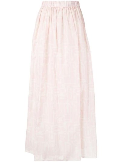Armani Emporio Armani Motif Maxi Krila Ženske Roza Bele | BX2HPZJJ