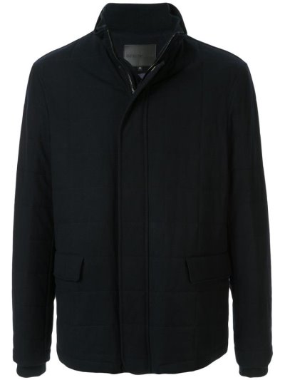 Armani Emporio Armani Padded Fitted Shirt Jacket Jakne Moški Črne | BSNAJVTX