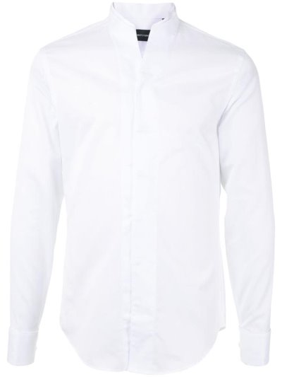 Armani Emporio Armani Plain Tailored Srajca Moški Bele | 7BM1PPJD