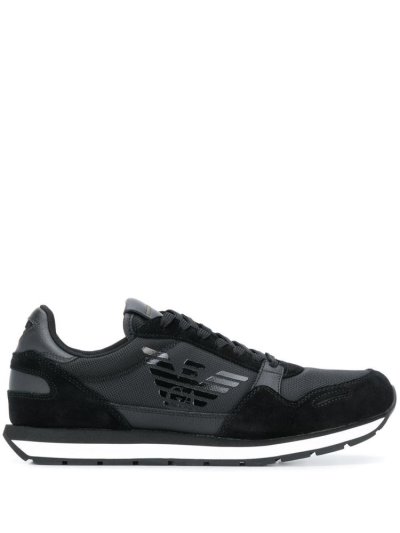 Armani Emporio Armani Running Superge Moški Črne | 7HQ1GKVN