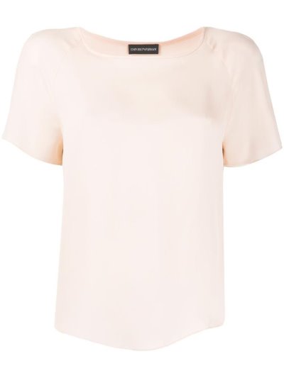 Armani Emporio Armani Short Sleeve Bluze Ženske Roza | WPUMBKD5
