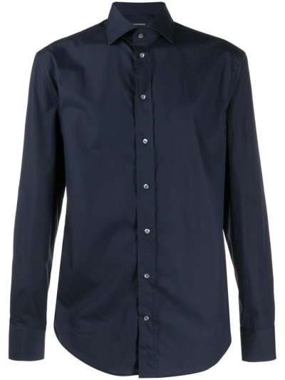 Armani Emporio Armani Slim Fit Srajca Moški Modre | EXHML1AU