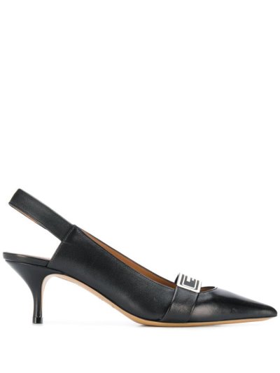 Armani Emporio Armani Slingback Črpalke Ženske Črne | 2HJAW0P1