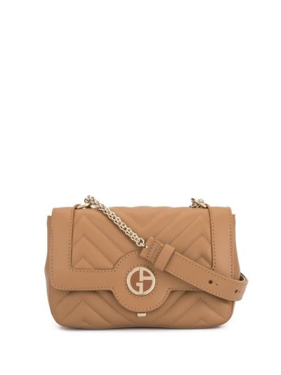 Armani Giorgio Armani Soft Logo Torba Crossbody Ženske Rjave | TINBHOCV