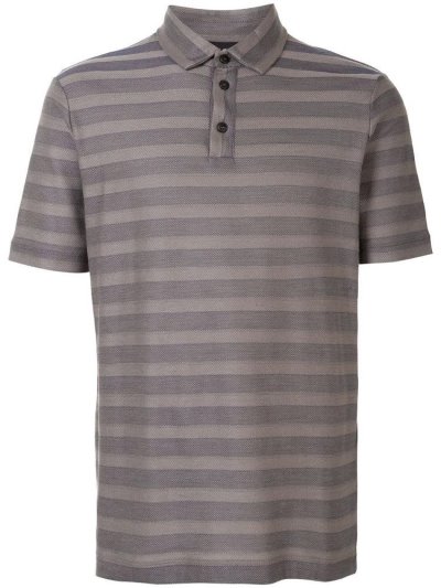 Armani Giorgio Armani Striped Polo Majice Moški Sive Modre | 1JPAU64W